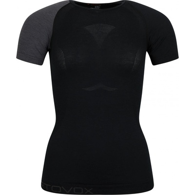 Ortovox Дамско мериносово термобельо Ortovox Women's 120 Comp Light Short Sleeve Merino base layer - Black Raven II - размер XL (115-0993-0315)