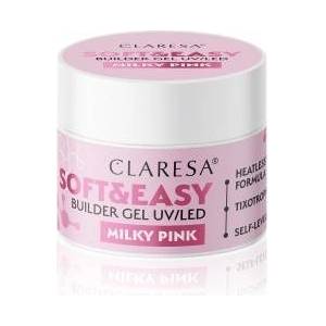 Claresa building gel Soft&Easy gel milk white 45g
