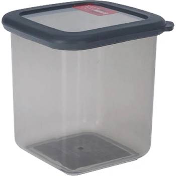 Image 1 of КУТИЯ ЗА ХРАНА 026000170 pp 800мл ПРОЗРАЧЕН КАПАК/СИВО (026000170)