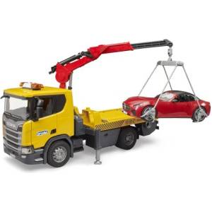 BRUDER Scania Super 560R теглене с кола (03552)