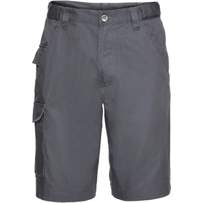 Russell Unisex pracovný cargo šortky R 002M 0 Convoy Grey