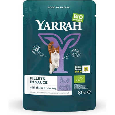 Yarrah Bio krůtí filety v omáčce 28 x 85 g