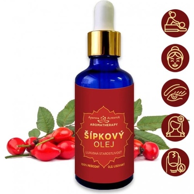 Altevita Šípkový olej Luxusní péče 100% přírodní olej lisovaný 50 ml