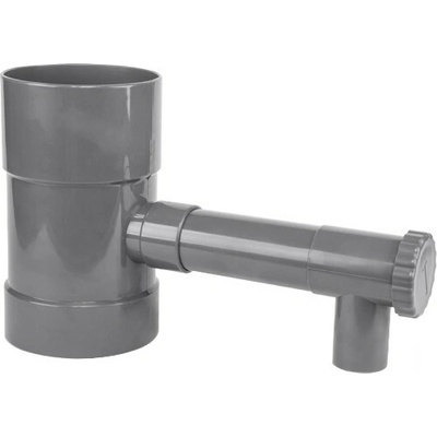 Bradas Zberač dažďovej vody s ventilom 100 mm sivý