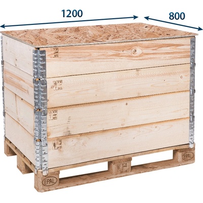 Veko 1200x800x12mm (OSB) na paletové nadstavby
