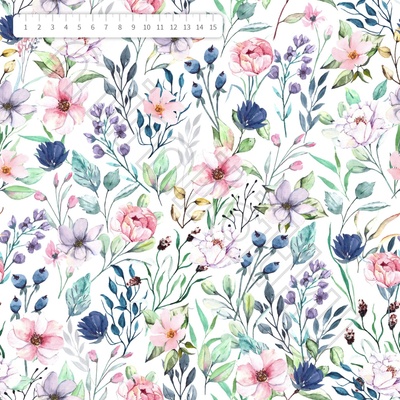 Barevné luční kvítí úplet by MIMI