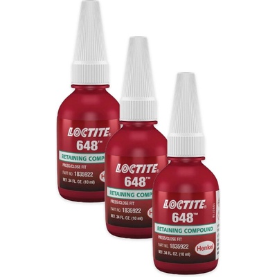 Loctite 648 upevňovanie 10 ml 3 ks