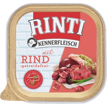 RINTI 9х300г Kennerfleisch RINTI, консервирана храна за кучета - говеждо месо