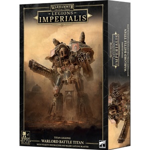 Games Workshop Legions Imperialis: Warlord Titan with Volkite Destructor and Macro-Gatling Blaster (03-109)