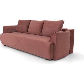 Мебели КАМБО Разтегателен диван тройка Далас тъмнорозов Otusso 17