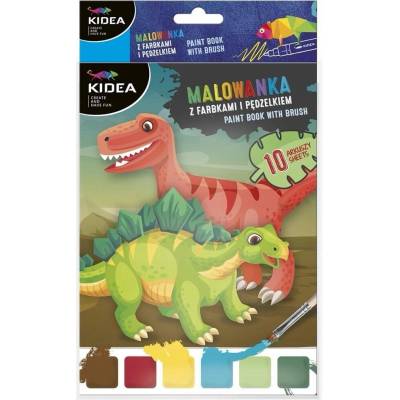 Omaľovánka KRESLENIE KIDEA 10 listov DINOSAURY