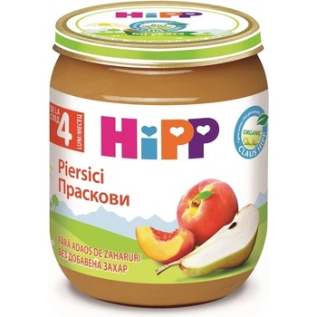 Hipp Био пюре Hipp - Праскови и круши, 125 g (4205)