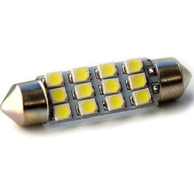 Rabel 41 mm 12 smd 2835 C5W C10W C15W SV8,5 bílá