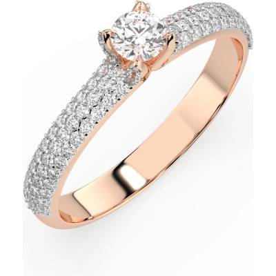 Cara Diamanti Пръстен Cara Diamanti Златeн С Диаманти K101-10023R (K101-10023R)