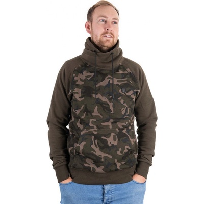 Fox Mikina Khaki Camo High Neck