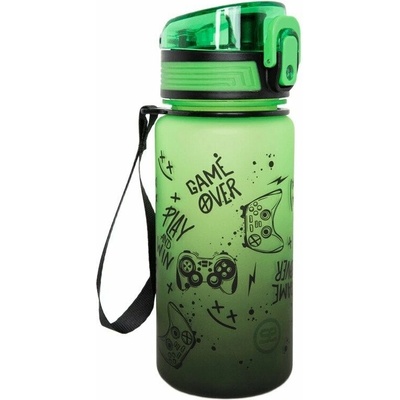 Láhev BRISK 420ml Game Over Gradient Green
