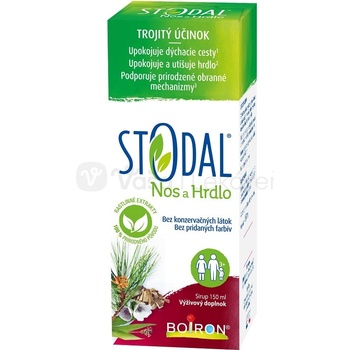 Stodal Nos a hrdlo 150 ml sirup
