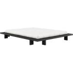 Karup Design Черно двойно легло от борова дървесина с решетка 160x200 cm Japan - Karup Design (270402160200)