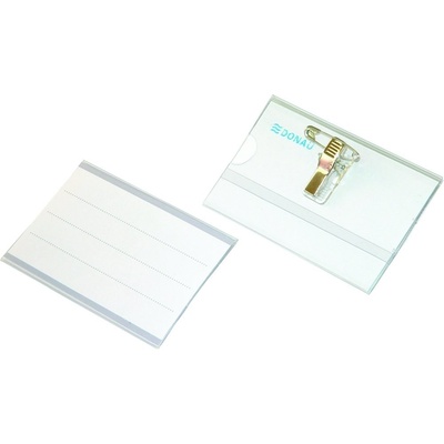 DONAU jmenovka s klipem a zapínáním 88 x 55 mm – Zbozi.Blesk.cz