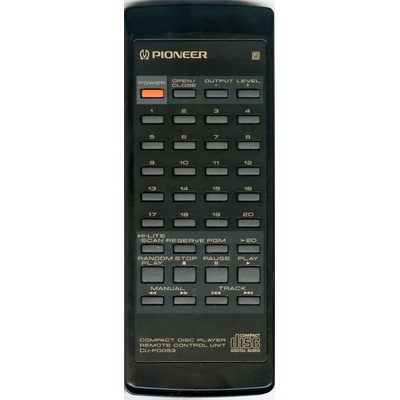 GENERAL PIONEER CU-PD053 - съвместимо дистанционно управление на марката General (CU-PD053)
