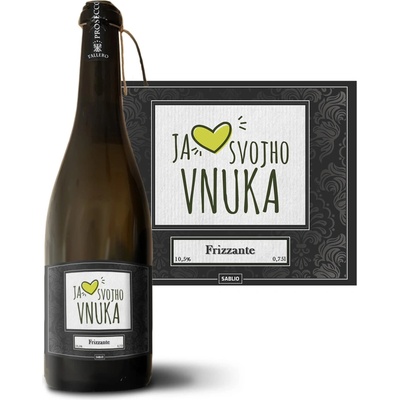 Sablio Ja milujem môjho vnuka Prosecco biele suché šumivé víno 10,5 % 0,75 l (holá fľaša)