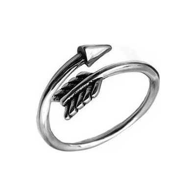 Šperky4U ocelový prsten šíp OPR1886