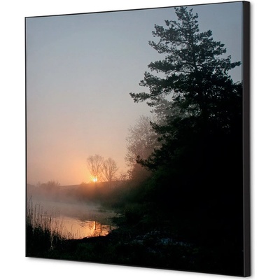 Jansen Display Textilní dekorace na zeď 40 x 40 Lesní východ slunce, 400 x 400 mm