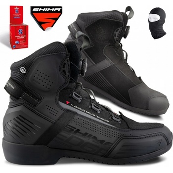 SHIMA Edge Waterproof Zwart Motorschoenen SHIMA Edge Waterproof Zwart Motorschoenen