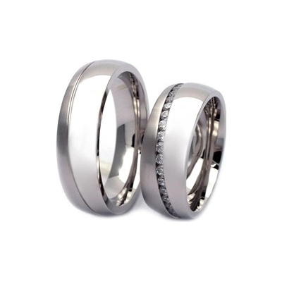 Nubis NSS3012 Pánský snubní prsten ocelNSS3012