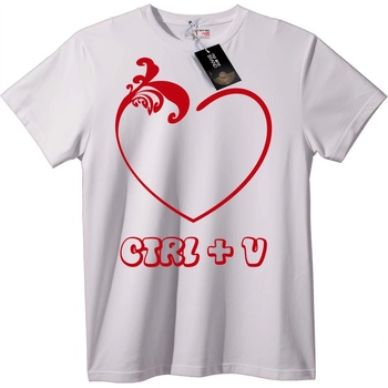 NOONEBRAND Тениска МОМИЧЕ + U сърце - M, Black