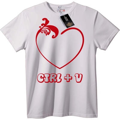 NOONEBRAND Тениска МОМИЧЕ + U сърце - M, Black