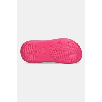 Crocs Чехли Crocs Classic Crush Clog в розово с платформа 207521.6ZQ (207521.6ZQ)