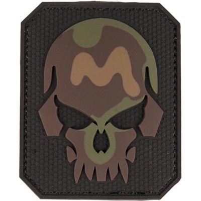 Mil-Tec Nášivka MilTec 3D Patch SKULL tarn-čierna
