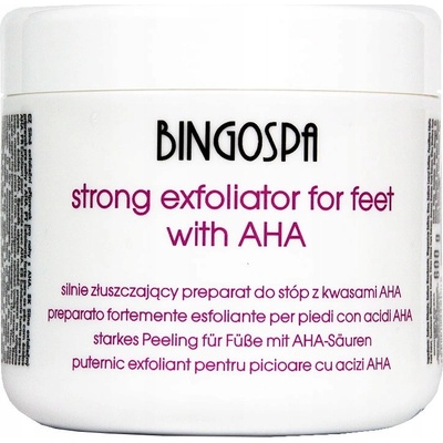 BingoSpa A.H.A. Alpha Hydroxy Acids peeling na chodidla s intenzivním účinkem 600 g