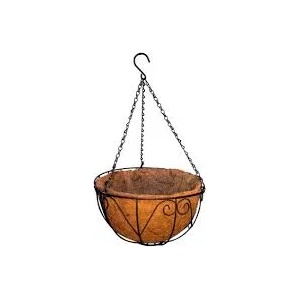 HORECANO Кокосова саксия кошница кръг Ø25xh13cm (CGF10216-10) S (019779)