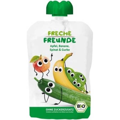 FRECHE FREUNDE Bio kapsička jablko banán špenát a okurka 100 g