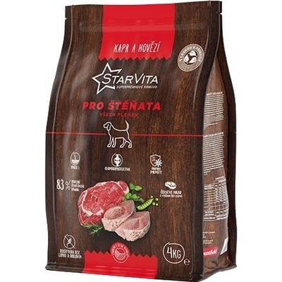 Starvita Puppy kapr a hovězí 4 kg