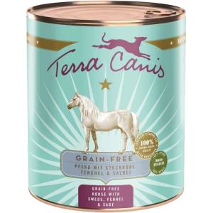 Terra Canis Без зърно Кон с ряпа, копър и салвия 800 г
