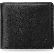 Elegantní praktická Pánská visconti kůže technologie rfid černá