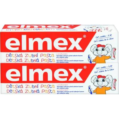 Elmex dětská zubní pasta duo 2 × 50 ml