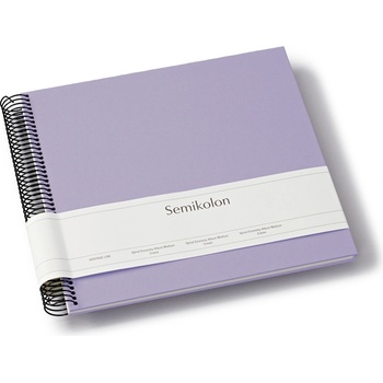 Semikolon Uni Economy албум за снимки, среден, лилав, с бели страници (370001)