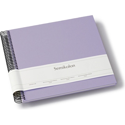 Semikolon Uni Economy албум за снимки, среден, лилав, с бели страници (370001)