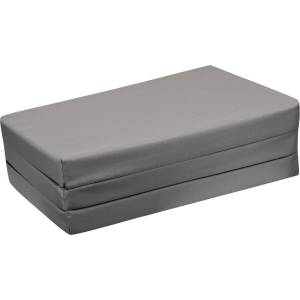 KikkaBoo Сгъваем матрак 59/118/5 см полиестер Dark Grey (31107020049) - salemax