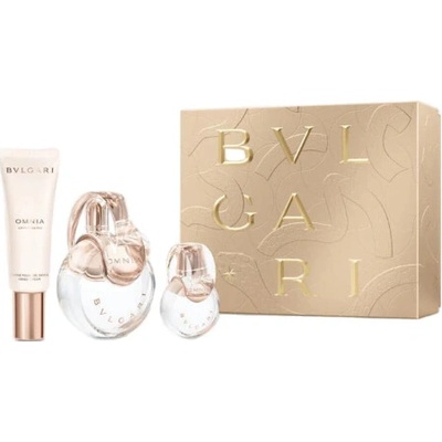 Bvlgari Omnia Crystalline EDT 100 ml + EDT 15 ml + krém na ruky 40 ml pre ženy