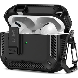 Tech-protect CARBONOX MagSafe калъф за Apple AirPods Pro 3 Черен (5906302333172)