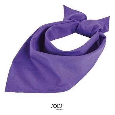 SOĽS bandana šatka SL01198 Dark purple