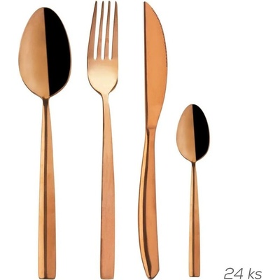 ORION Příbory nerez Copper 24 ks 143695