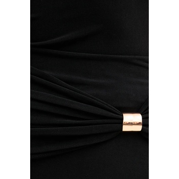 Herve Leger Пола Herve Leger Valentina в черно среднодълга разкроена RMJ3518812 (RMJ3518812)