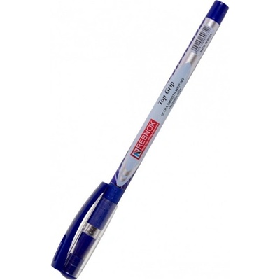 Rebnok Химикалка Rebnok Top Grip, син цвят на писане, 0.7 mm, синя, цената е за 1бр. (продава се в опаковка от 50 бр. ) (OK21282)