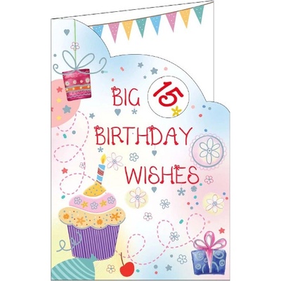 Blahopřání do obálky BIG BITRHDAY WISHES (BOB-1879)